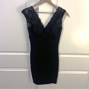 B. Darling Black Lace Top Dress size 3/4